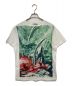 VALENTINO（ヴァレンティノ）の古着「Dragons Garden プリントTシャツ」｜ホワイト
