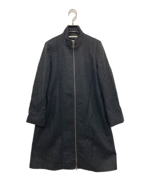 MM6 Maison Margiela（エムエムシックス メゾンマルジェラ）MM6 Maison Margiela (エムエムシックス メゾンマルジェラ) スタンドカラージップコート グレー サイズ:38の古着・服飾アイテム