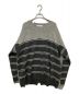 NOMA t.d.（ノーマティーディー）の古着「Stripe Damaged Sweater」｜グレー