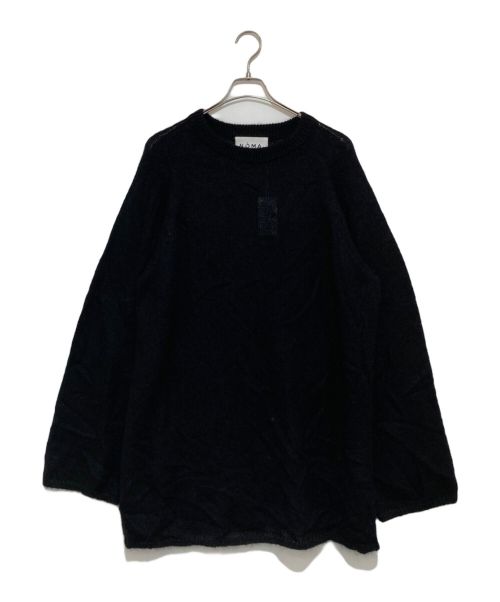 NOMA t.d.（ノーマティーディー）NOMA t.d. (ノーマティーディー) Mohair Crew Neck Sweater ブラック サイズ:Mの古着・服飾アイテム