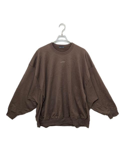 LAD MUSICIAN（ラッドミュージシャン）LAD MUSICIAN (ラッドミュージシャン) SUVIN GOLD LOOP BACK CLOTH CREW NECK PULLOVER ブラウン サイズ:42の古着・服飾アイテム