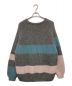 flagstuff (フラグスタフ) MULTI STRIPE SWEATER マルチカラー サイズ:XL：9800円