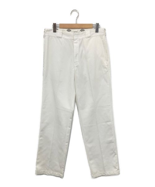 BASICKS（ベイシックス）BASICKS (ベイシックス) Dickies (ディッキーズ) コラボワークトラウザーズ ホワイト サイズ:Ｌ 未使用品の古着・服飾アイテム