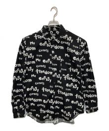 BLACK COMME des GARCONS（ブラック コムデギャルソン）の古着「メッセージプリントシャツ」｜ブラック