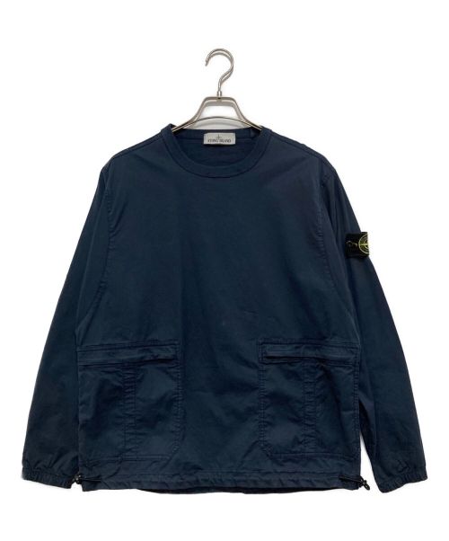 STONE ISLAND（ストーンアイランド）STONE ISLAND (ストーンアイランド) OVERSHIRT ネイビー サイズ:Sの古着・服飾アイテム