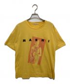 MARNIマルニ）の古着「ヴィーナスプリントTEE」｜イエロー