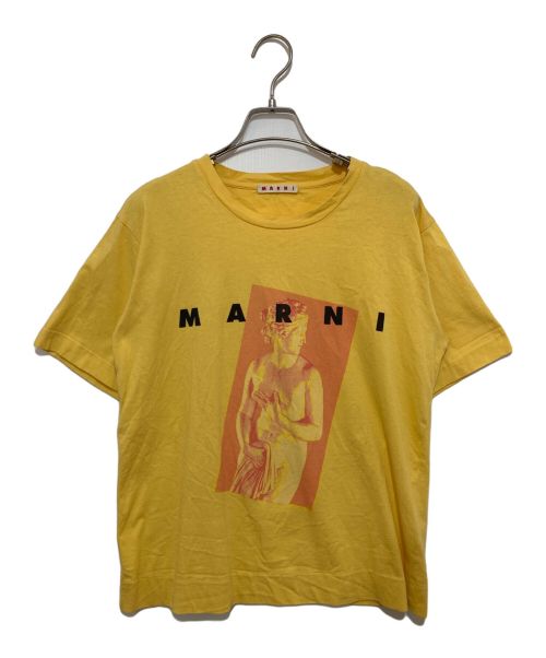 MARNI（マルニ）MARNI (マルニ) ヴィーナスプリントTEE イエロー サイズ:40の古着・服飾アイテム