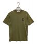 STONE ISLAND（ストーンアイランド）の古着「OMPASS LOGO PATCH CREW NECK TEE」｜ブラウン