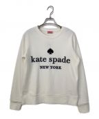 Kate Spadeケイトスペード）の古着「スペードワッペンスウェット」｜ホワイト