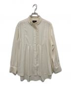 PaleJuteペールジュート）の古着「Pleated blouse sophie」｜ホワイト