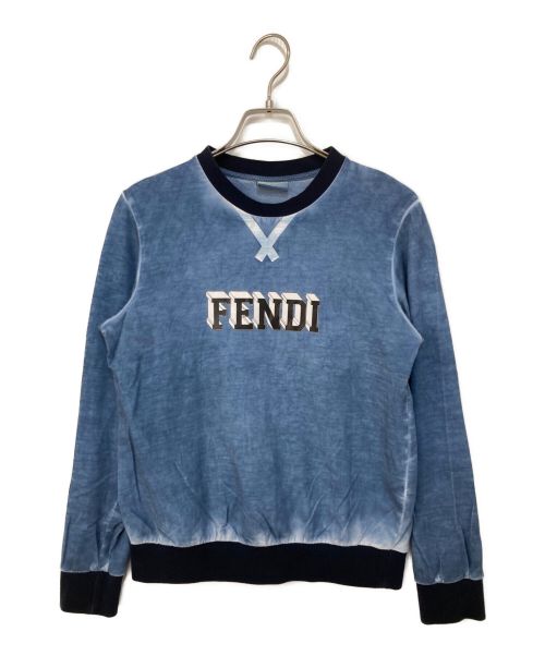 FENDI（フェンディ）FENDI (フェンディ) カットソー ブルー サイズ:140㎝の古着・服飾アイテム