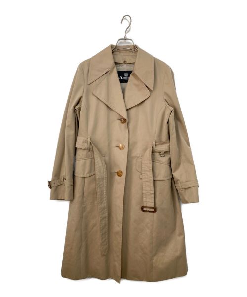 Aquascutum（アクアスキュータム）Aquascutum (アクアスキュータム) シングルトレンチコート ベージュ サイズ:7Fの古着・服飾アイテム