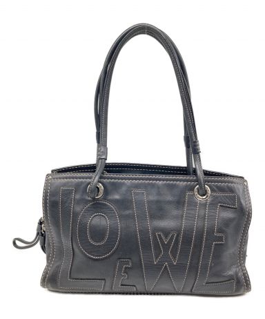 【中古・古着通販】LOEWE (ロエベ) アナグラム・ショッパー・レザートート ブラック｜ブランド・古着通販 トレファク公式【TREFAC  FASHION】スマホサイト