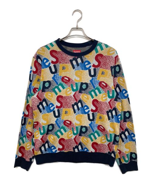 SUPREME（シュプリーム）SUPREME (シュプリーム) Scatter Text Crewneck マルチカラー サイズ:Ｓの古着・服飾アイテム