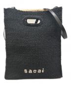 sacaiサカイ）の古着「Abaka Shopper Bag」｜ブラック×ホワイト