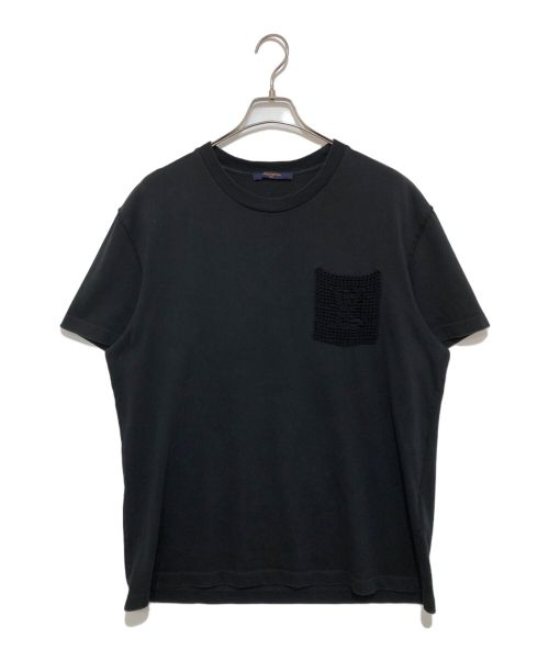 LOUIS VUITTON（ルイ ヴィトン）LOUIS VUITTON (ルイ ヴィトン) ハードクロッチLVポルカドットTシャツ ブラック サイズ:XLの古着・服飾アイテム