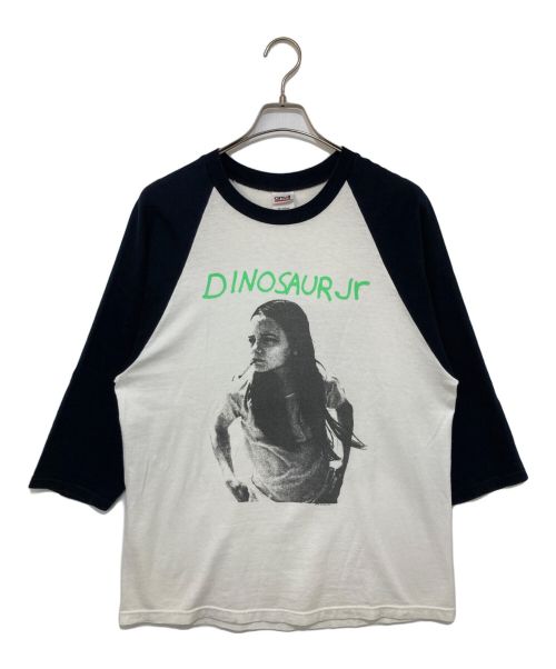 anvil（アンヴィル）anvil (アンヴィル) DINOSAUR JR ラグランTEE ホワイト サイズ:Mの古着・服飾アイテム