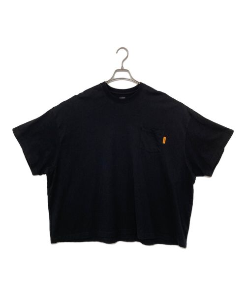 SEESEE（シーシー）SEESEE (シーシー) UPER BIG FLAT SS POCKET T-SHIRTS ブラック サイズ:Mの古着・服飾アイテム