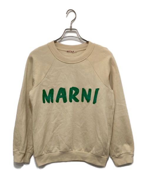 MARNI（マルニ）MARNI (マルニ) ロゴスウェット ベージュ サイズ:38の古着・服飾アイテム