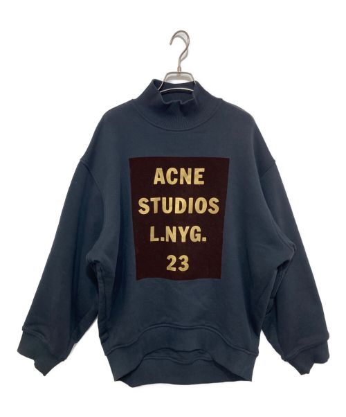 Acne（アクネ）Acne (アクネ) BETA FLOCK SWEATSHIRT ネイビー サイズ:XXSの古着・服飾アイテム