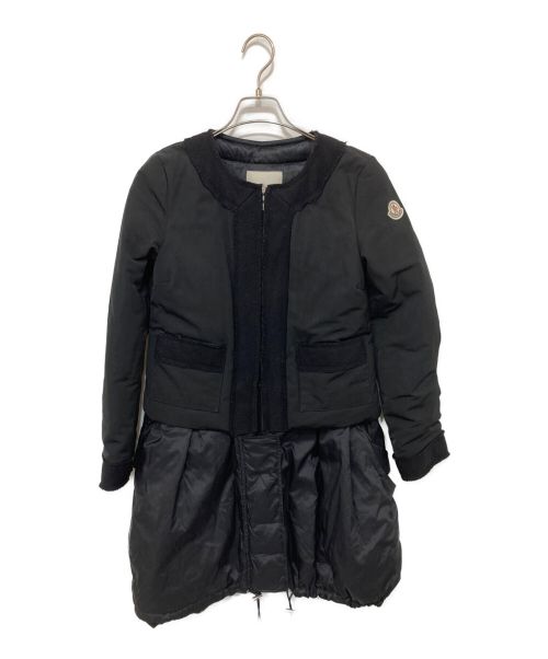 MONCLER S（モンクレールエス）MONCLER S (モンクレールエス) SENRI ドッキングダウンコート ブラックの古着・服飾アイテム