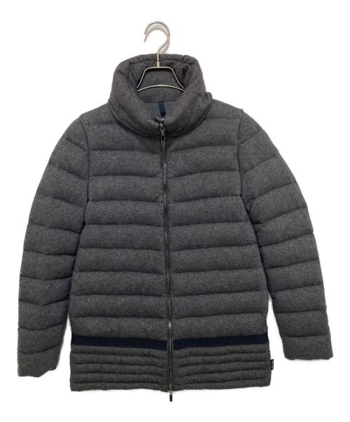 MONCLER（モンクレール）MONCLER (モンクレール) LEUCATE ダウンハーフコート グレー サイズ:1の古着・服飾アイテム