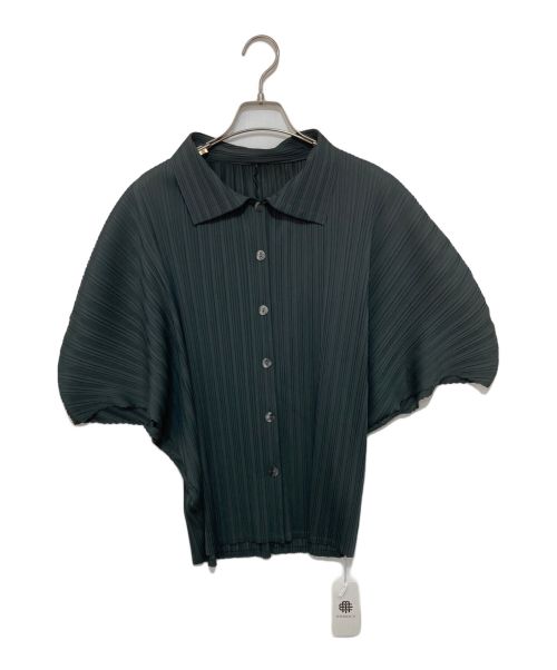 ENMOCA（エンモカ）ENMOCA (エンモカ) プリーツドルマンシャツ グレー サイズ:FREE 未使用品の古着・服飾アイテム