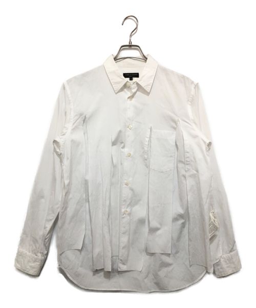 COMME des GARCONS HOMME PLUS（コムデギャルソンオムプリュス）COMME des GARCONS HOMME PLUS (コムデギャルソンオムプリュス) カッティングシャツ ホワイト サイズ:Sの古着・服飾アイテム