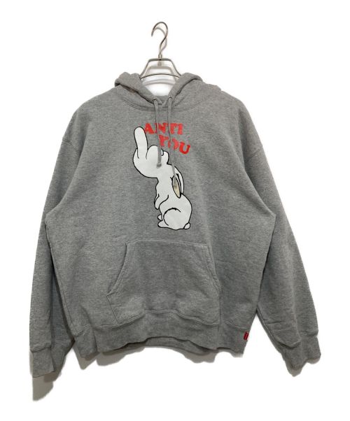 SUPREME（シュプリーム）Supreme (シュプリーム) UNDERCOVER (アンダーカバー) Anti-You Hooded Sweatshirt グレー サイズ:Lの古着・服飾アイテム