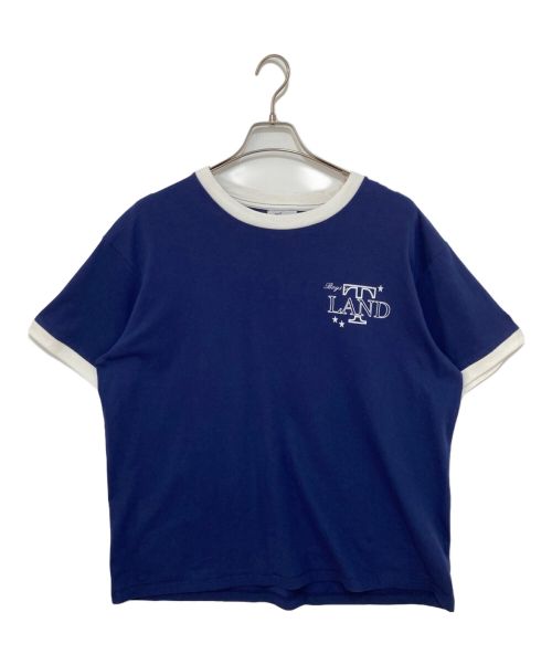 BOYS IN TOYLAND（ボーイズイントイランド）BOYS IN TOYLAND (ボーイズイントイランド) リンガーTシャツ ネイビー サイズ:XLの古着・服飾アイテム