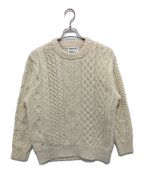 Yonetomiヨネトミ）の古着「NEW BASIC ARAN KNIT」｜ホワイト