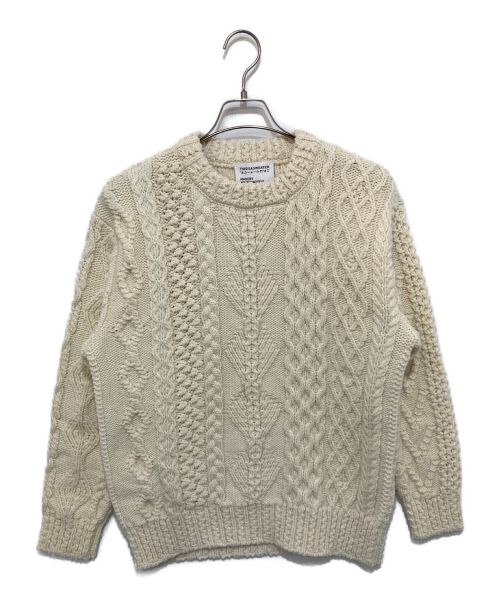 Yonetomi（ヨネトミ）yonetomi (ヨネトミ) NEW BASIC ARAN KNIT ホワイト サイズ:2の古着・服飾アイテム