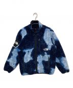 SUPREME×THE NORTH FACEシュプリーム×ザ ノース フェイス）の古着「Bleached Denim Print Fleece jacket」｜ブルー