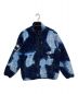 Supreme（シュプリーム）の古着「Bleached Denim Print Fleece jacket」｜ブルー