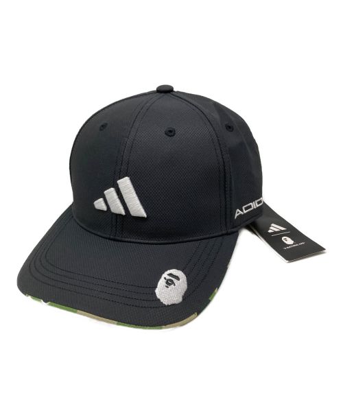 A BATHING APE（アベイシングエイプ）A BATHING APE (アベイシングエイプ) adidas Golf (アディダスゴルフ) ゴルフキャップ ブラック 未使用品の古着・服飾アイテム