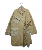 TOHGEN TOHGENト―ゲント―ゲン）の古着「ポケットデザインシャツコート」｜ベージュ