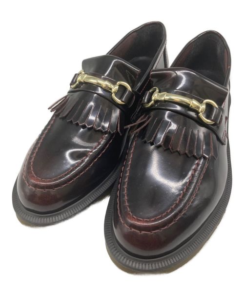 Dr.Martens（ドクターマーチン）Dr.Martens (ドクターマーチン) ADRIAN タッセルビットローファー バーガンディー サイズ:UK7の古着・服飾アイテム