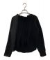 sacai（サカイ）の古着「Satin Mix Wool Knit Pullover」｜ブラック