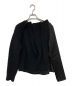 sacai (サカイ) Satin Mix Wool Knit Pullover ブラック サイズ:2：25000円