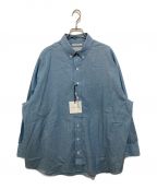 COUTURE D`ADAM​クチュール・ド・アダム）の古着「Oversized Chambray Button down Shirt」｜ブルー