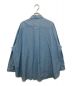 COUTURE D`ADAM (​クチュール・ド・アダム) Oversized Chambray Button down Shirt ブルー サイズ:38 未使用品：12800円