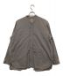 RAKINES（ラキネス）の古着「TRINITY CHAMBRAY CLOTH バンドカラーシャツ」｜ベージュ