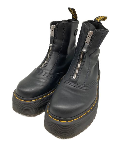 Dr.Martens（ドクターマーチン）Dr.Martens (ドクターマーチン) JETTA フロントジップブーツ ブラック サイズ:UK5の古着・服飾アイテム