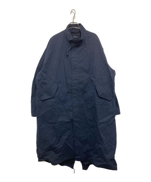 LOEFF（ロエフ）LOEFF (ロエフ) キャンバス スタンドカラー ミリタリーコート ネイビー サイズ:1 未使用品の古着・服飾アイテム