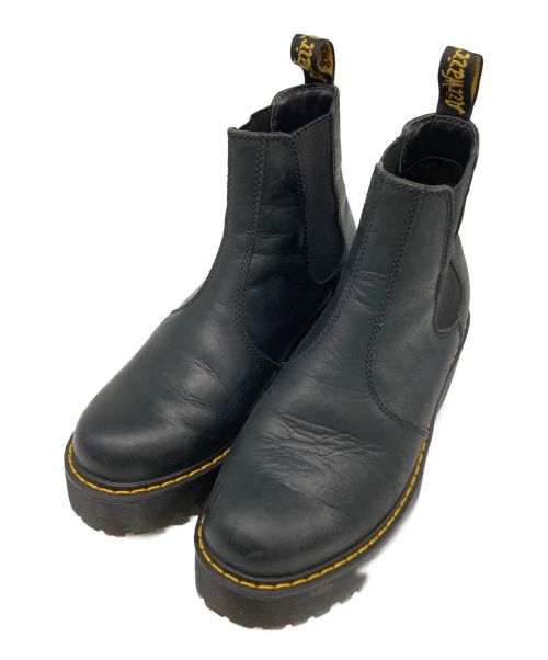 Dr.Martens（ドクターマーチン）Dr.Martens (ドクターマーチン) ROMETTY サイドゴアブーツ ブラック サイズ:UK5の古着・服飾アイテム