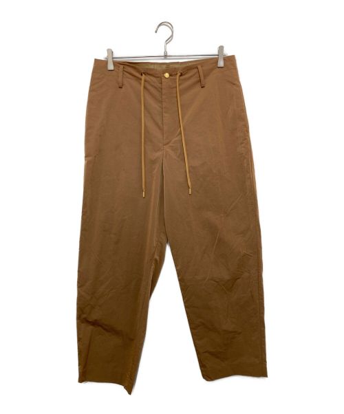 FUMITO GANRYU（フミトガンリュウ）FUMITO GANRYU (フミトガンリュウ) WARM UP SLACKS PANTS ベージュ サイズ:1の古着・服飾アイテム