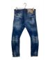 DSQUARED2 (ディースクエアード) Sexy Twist Jean/ダメージデニムパンツ インディゴ サイズ:44：17000円