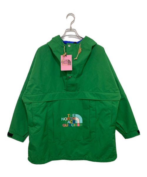 GUCCI（グッチ）GUCCI (グッチ) THE NORTH FACE (ザ ノース フェイス) コラボアノラックパーカー グリーン サイズ:Мの古着・服飾アイテム