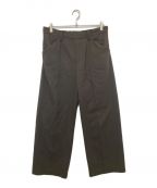 SUNSEAサンシー）の古着「N.M Brushed Straight Pants」｜ブラウン