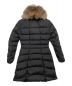 MONCLER (モンクレール) HIRONDELLE ファー付ダウンコート ブラック：118000円